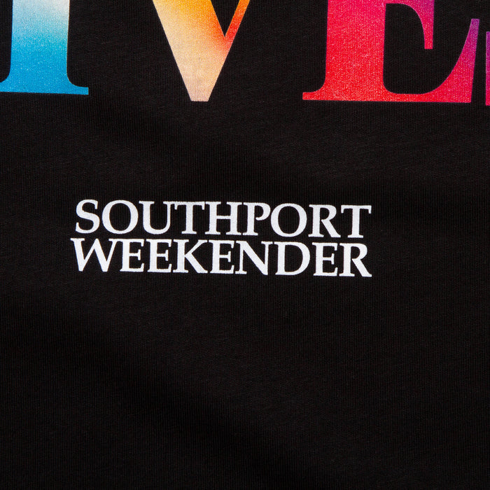 Where Love Lives Front Print - Tshirt - Black