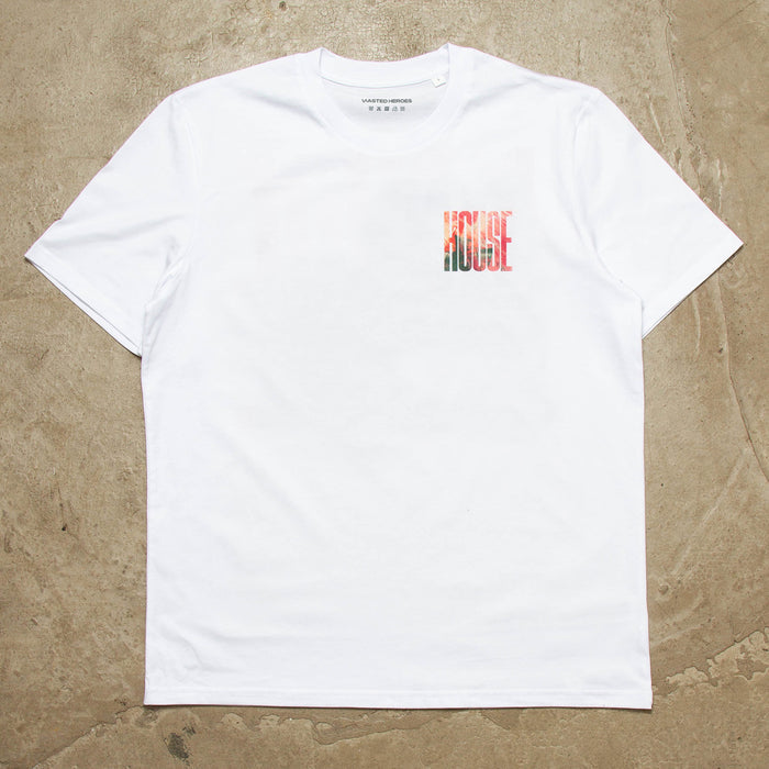 Work It Higher House Back Print - Tshirt - White