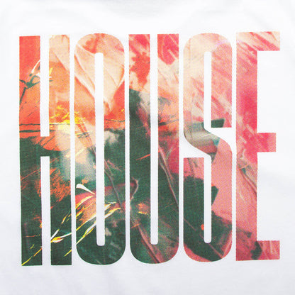 Work It Higher House Front Print - Tshirt - White