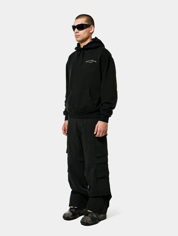 ZIP OFF CARGO PANTS - BLACK